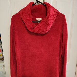 Red long sleeve sweater